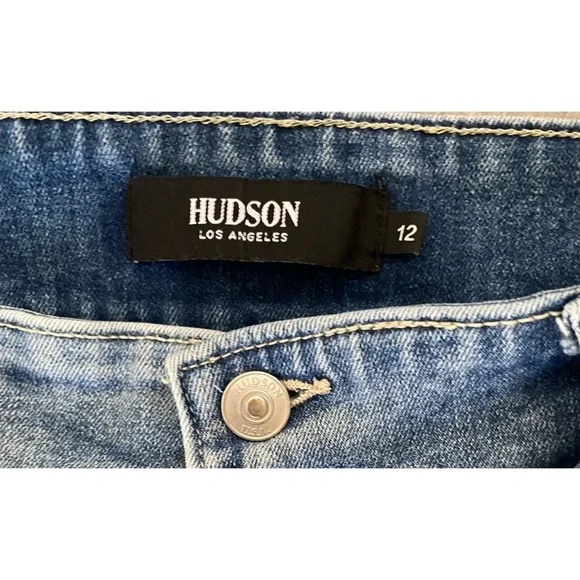 HUDSON Wide Leg Crop Jeans - Picture 7 of 8
